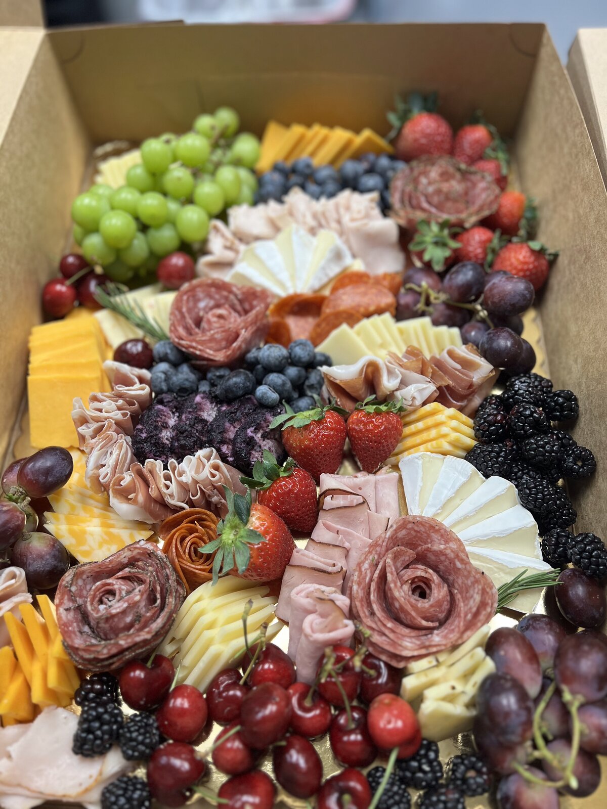 Charcuterie board in a box